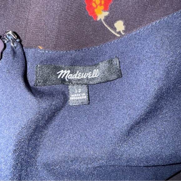 Madewell Tulip Sleeve Maxi Dress Size 12‎ in Sweet Blossoms - Picture 7 of 9